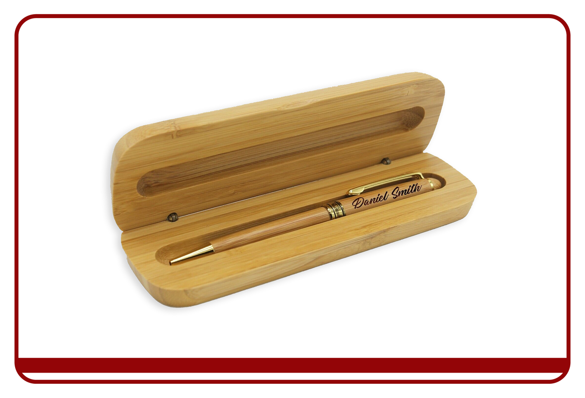 Branded pen engraving