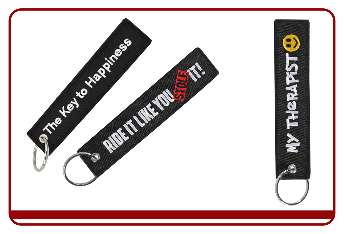Custom Embroidered Keychain