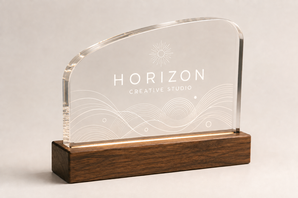 Clear Acrylic Board Engraving