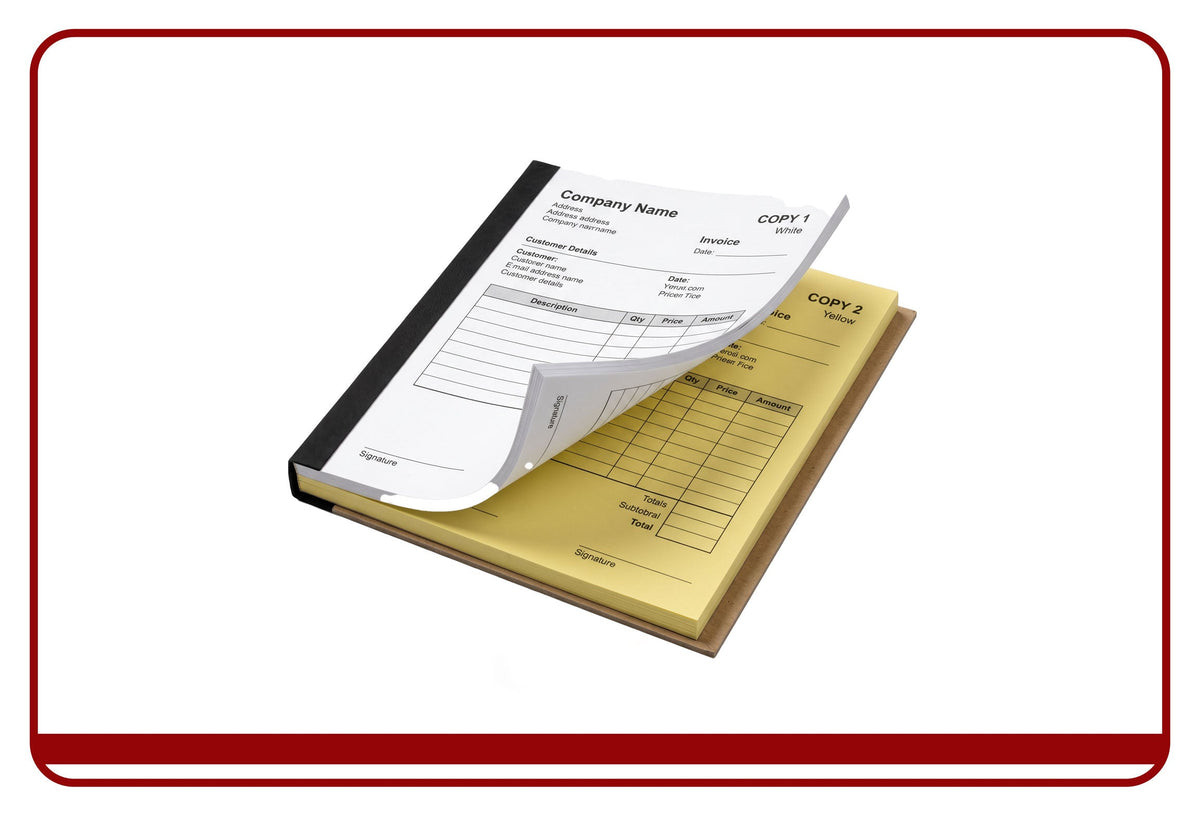Bill Book Printing