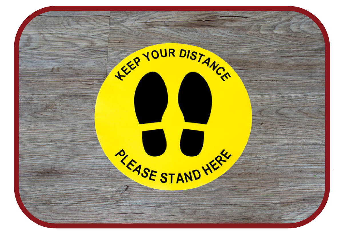 Directional Floor Sticker Printing