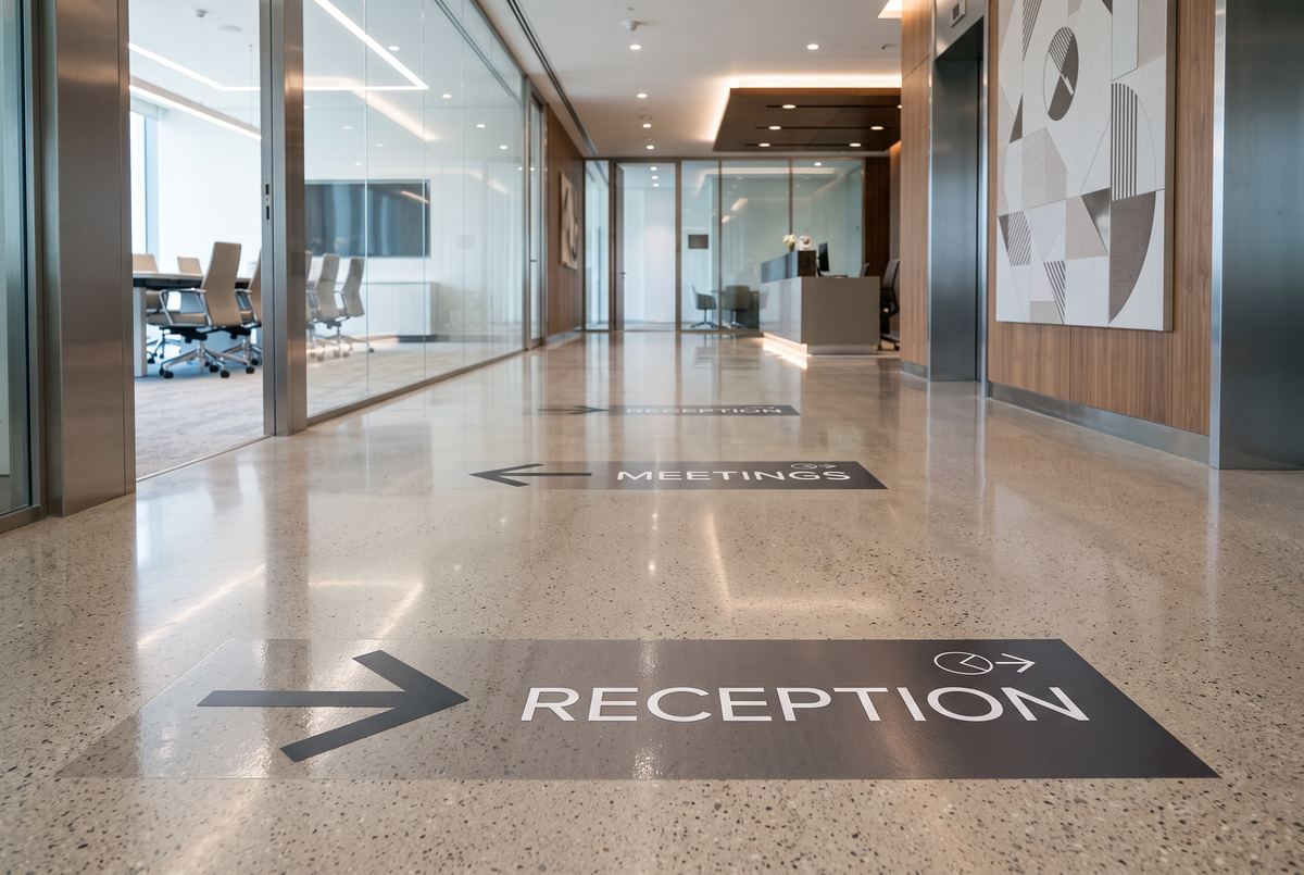 Floor Sticker Branding