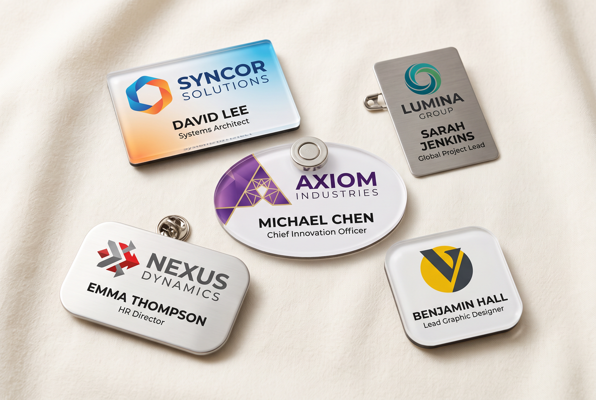 Custom Name Badge Printing