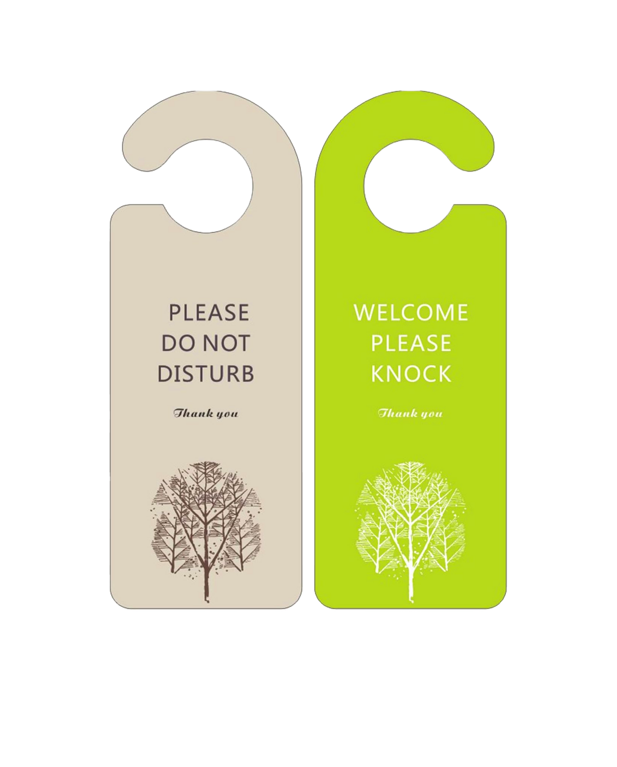 Custom door hangers