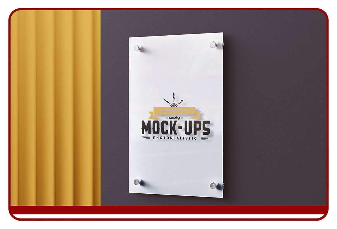 acrylic mounting frame