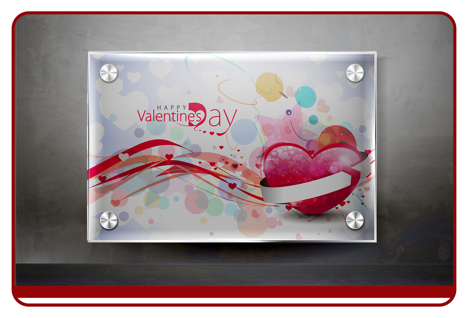 Acrylic signage frames