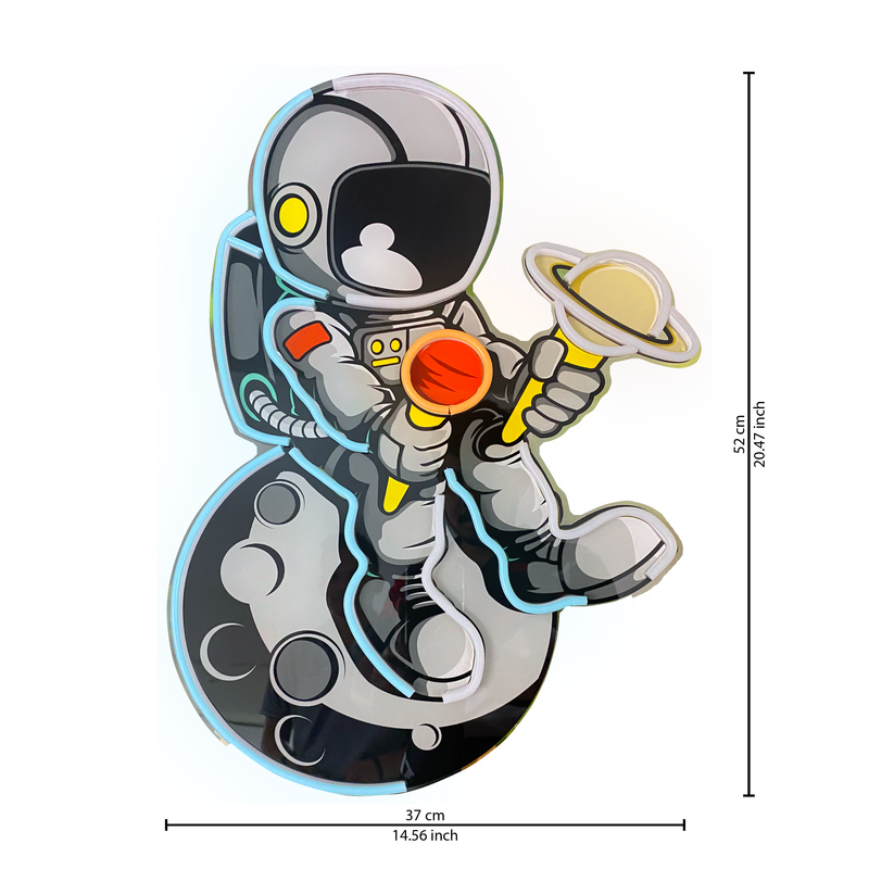 Astronaut Custom LED Wall Signage