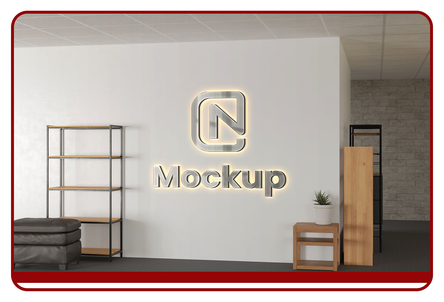 Branded 3D signage
