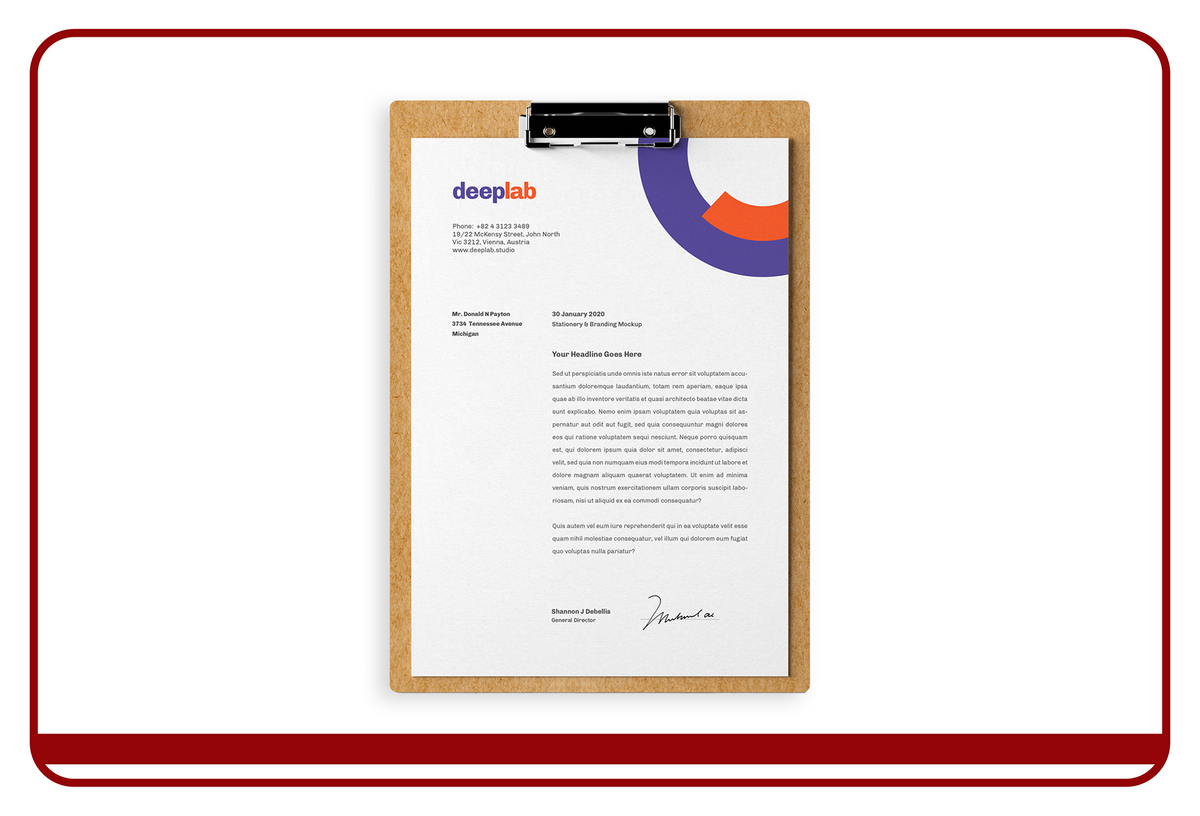 Branded Letterhead Printing
