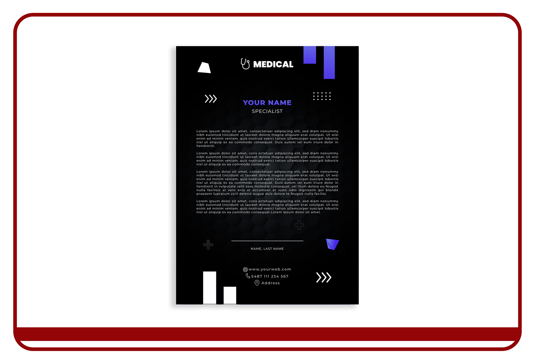 Branded office stationery and letterhead printing