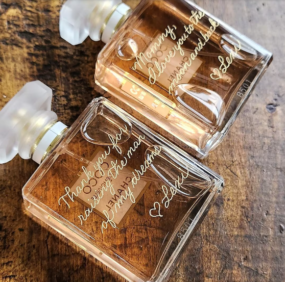 Branded perfume labels
