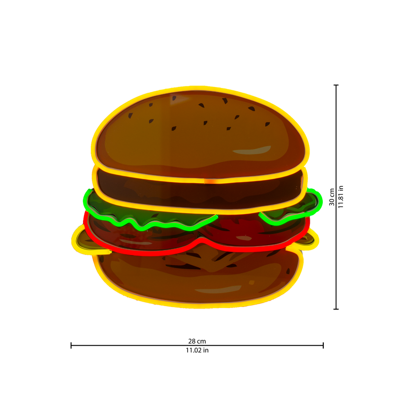 Burger Custom LED Signage