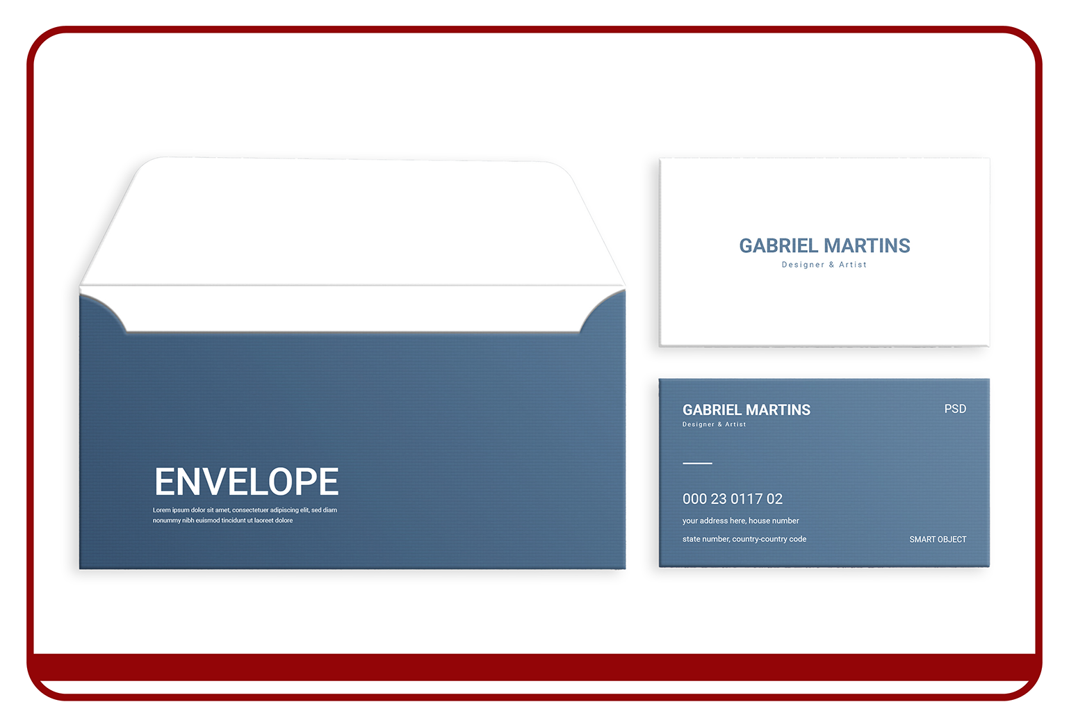 Business envelope printing