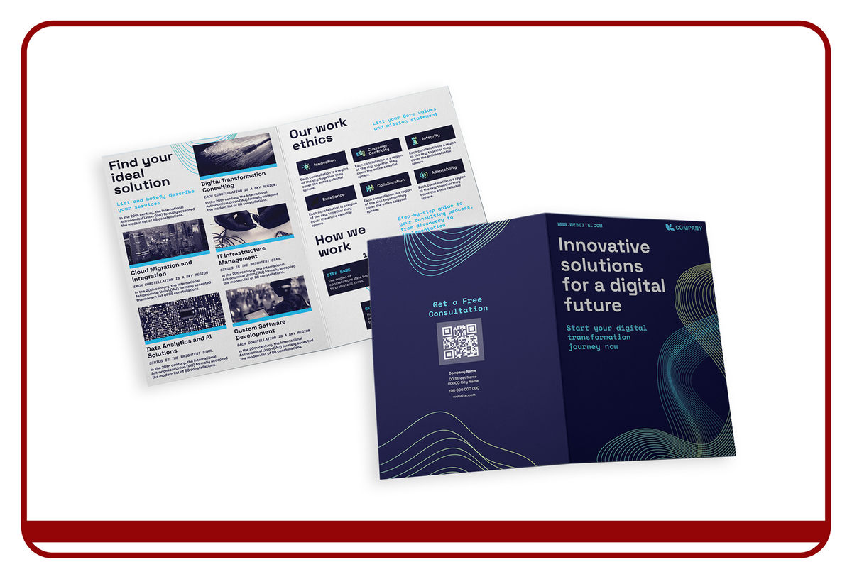 business folder printing