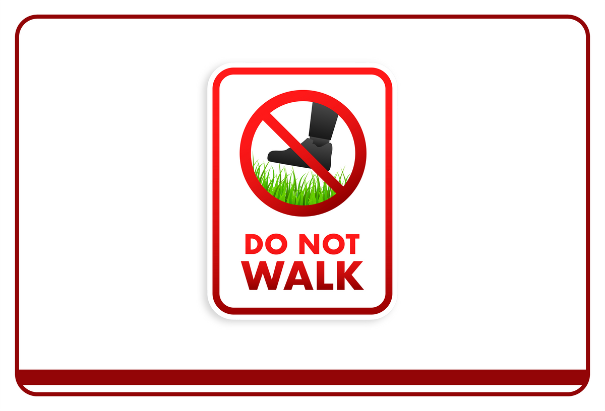 Colored Directional Sign