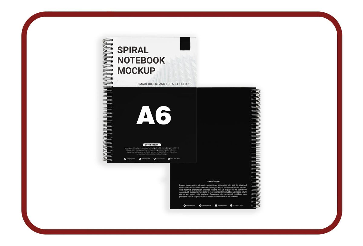 Corporate notebook printing