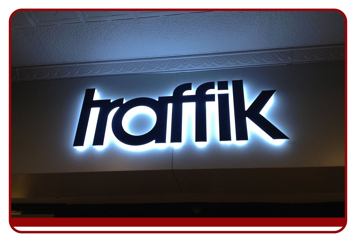 Custom 3D signs