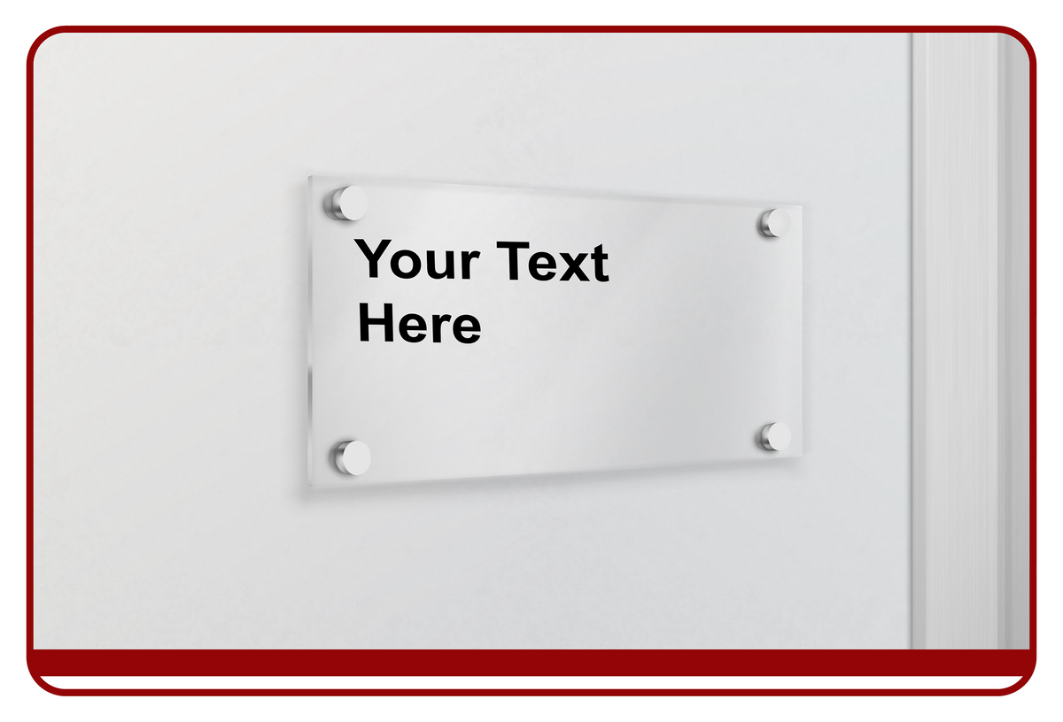 Custom acrylic signboards