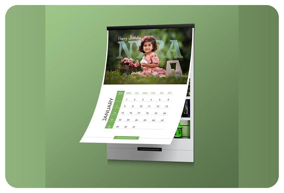 Custom calendar printing