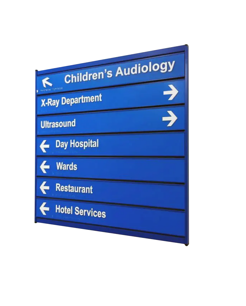 Custom directional signage - LasercoPrint