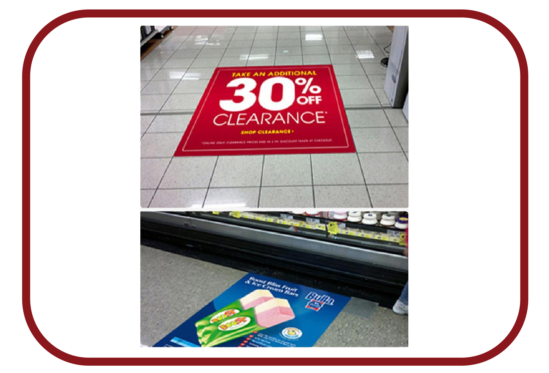 Custom Floor Sticker