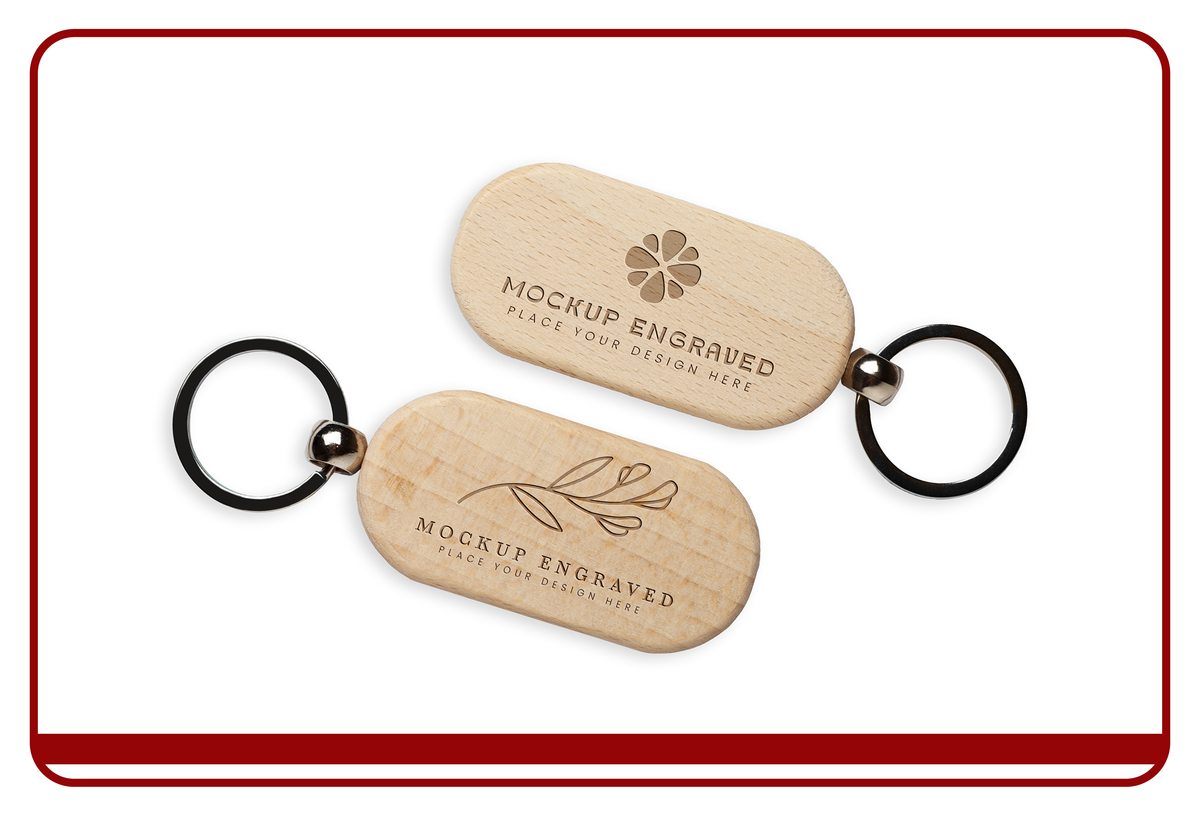 Custom keychain engraving