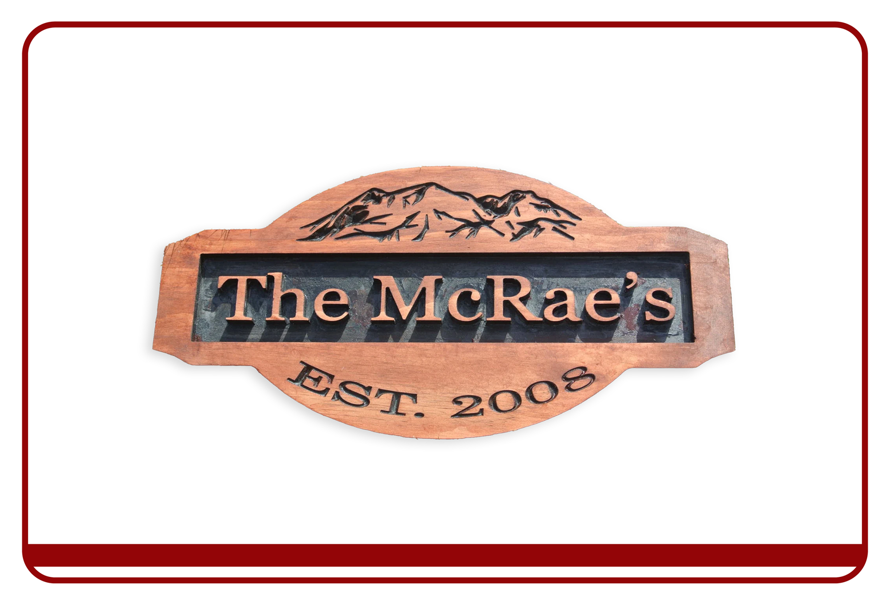 Custom laser signage