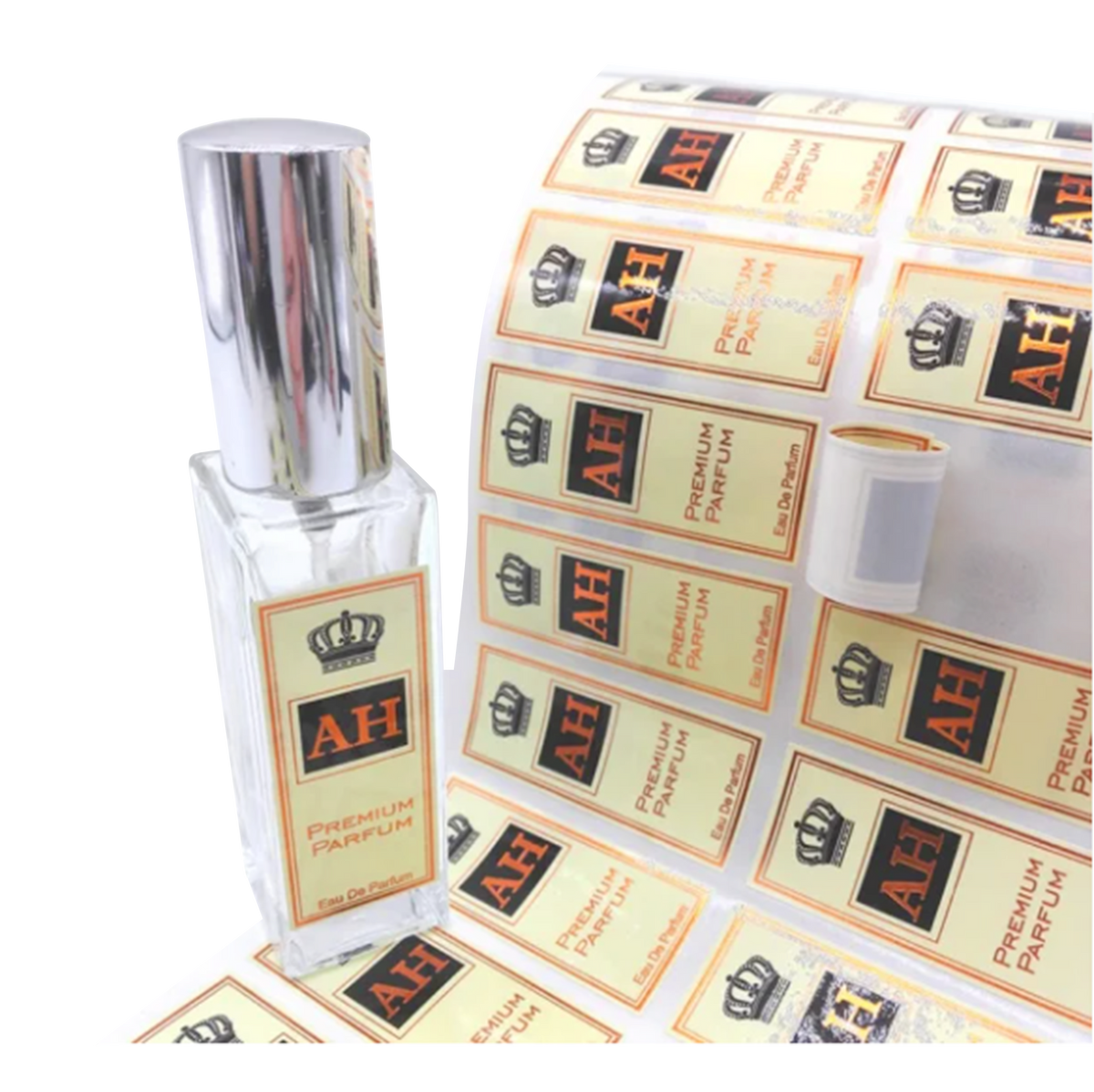 Custom perfume bottle labels