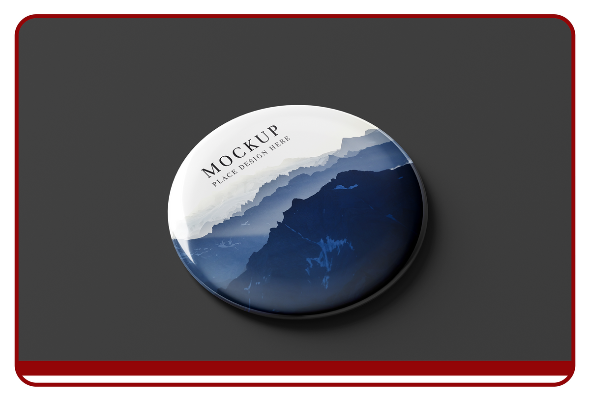 Customizable Button Pins - Unique Badges