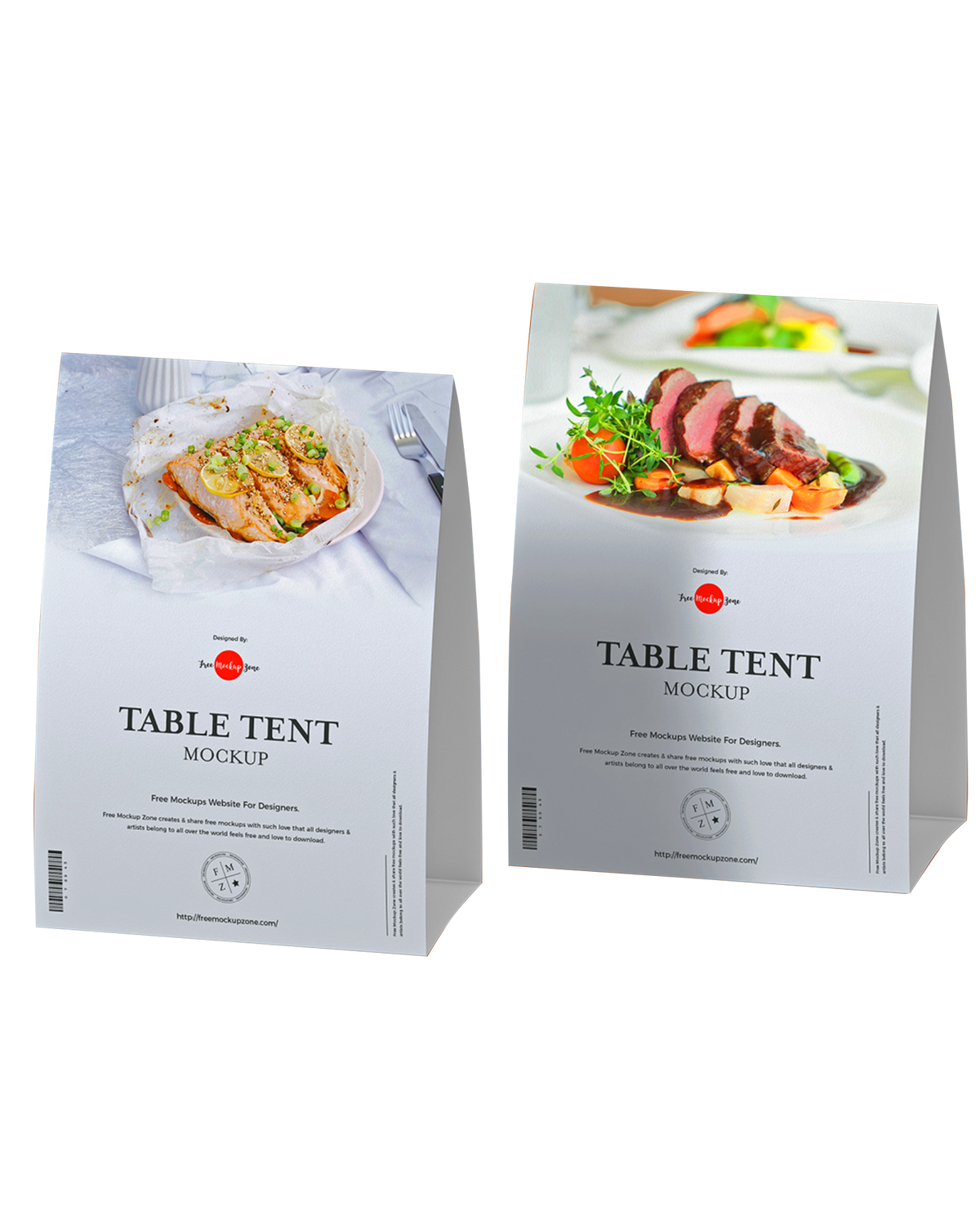 Customizable table tents