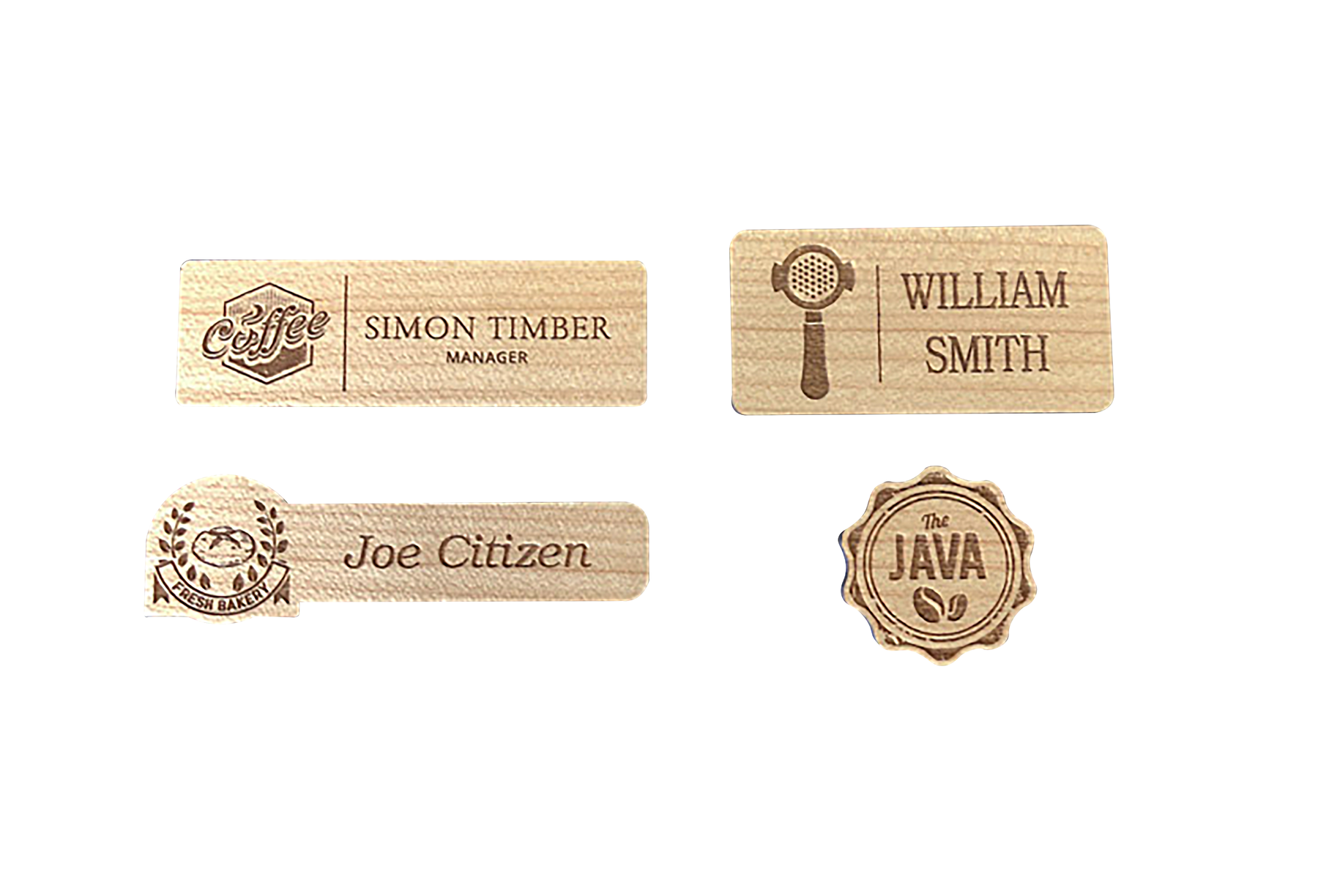 Different Shaped Wooden Signages