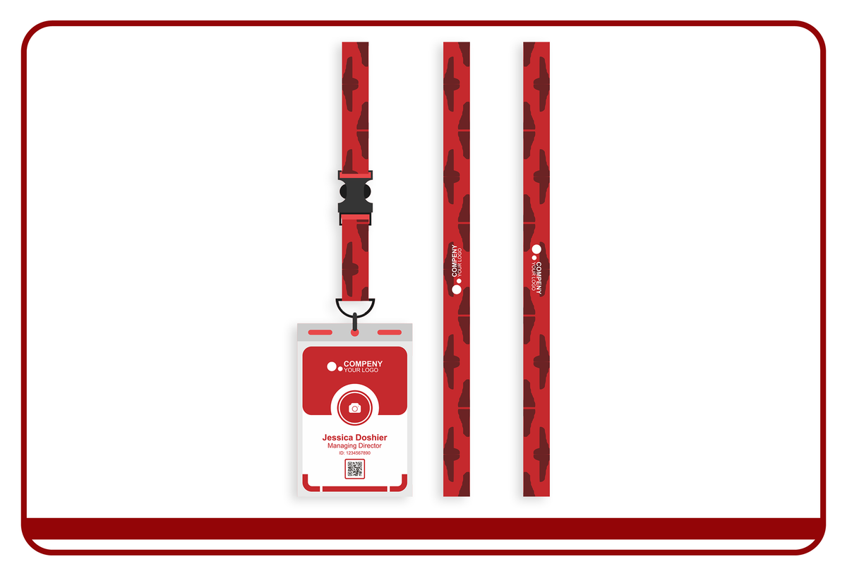 Event lanyard printing
