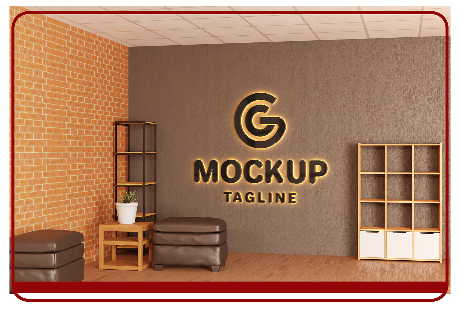 Indoor 3D signage