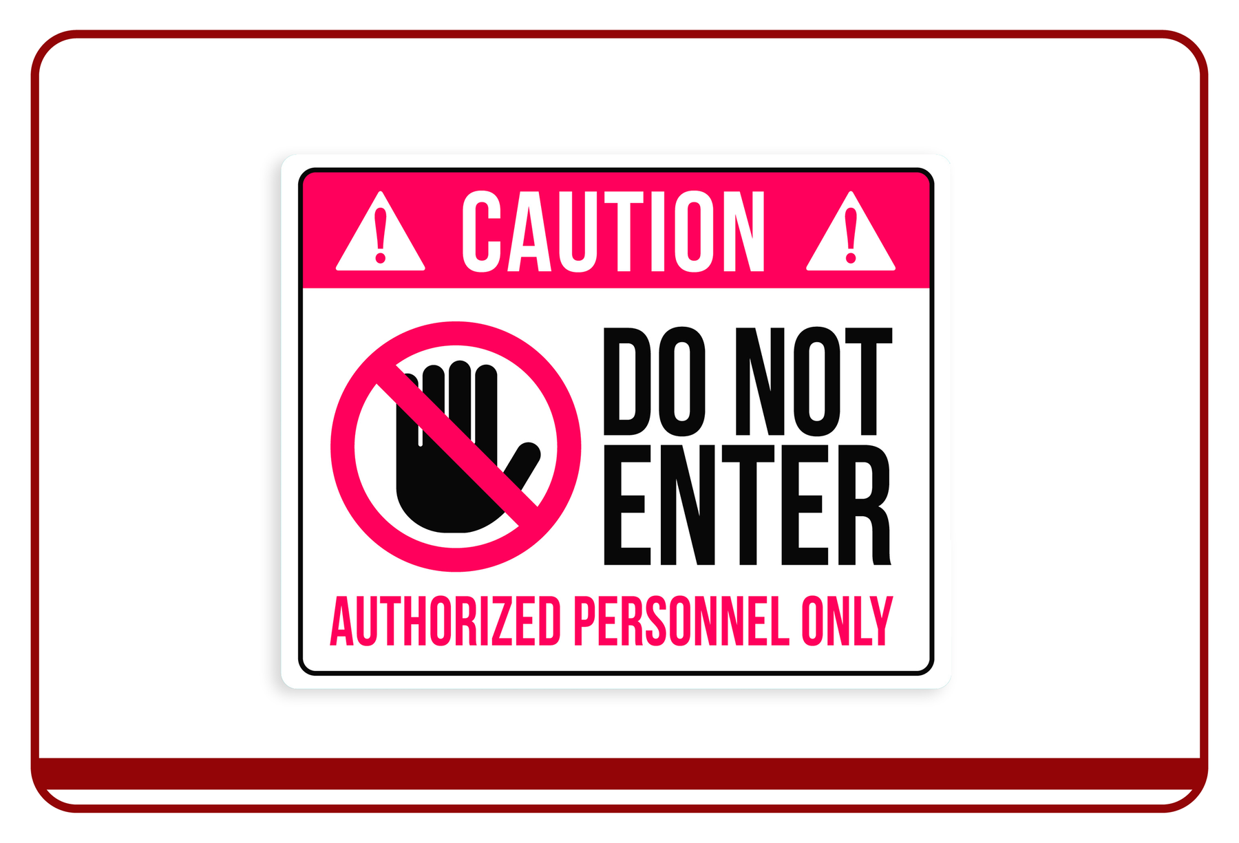 Laser engraved PVC signs