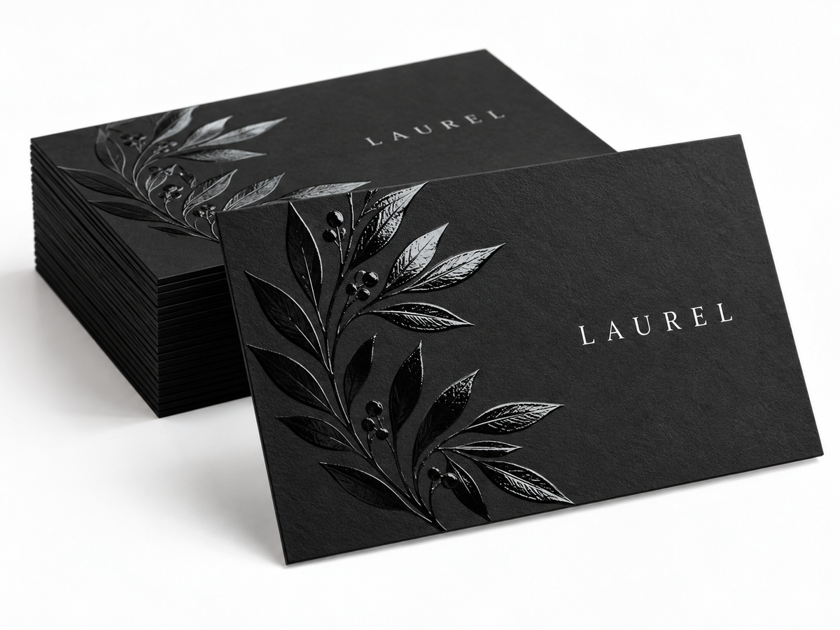 UV business cards
