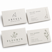 Letterpress Business Card