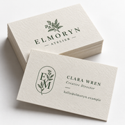 Letterpress Business Card