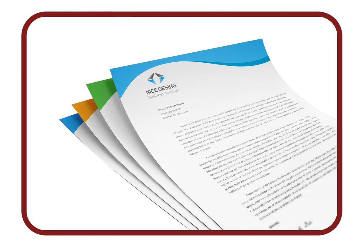 Letterhead Printing Services