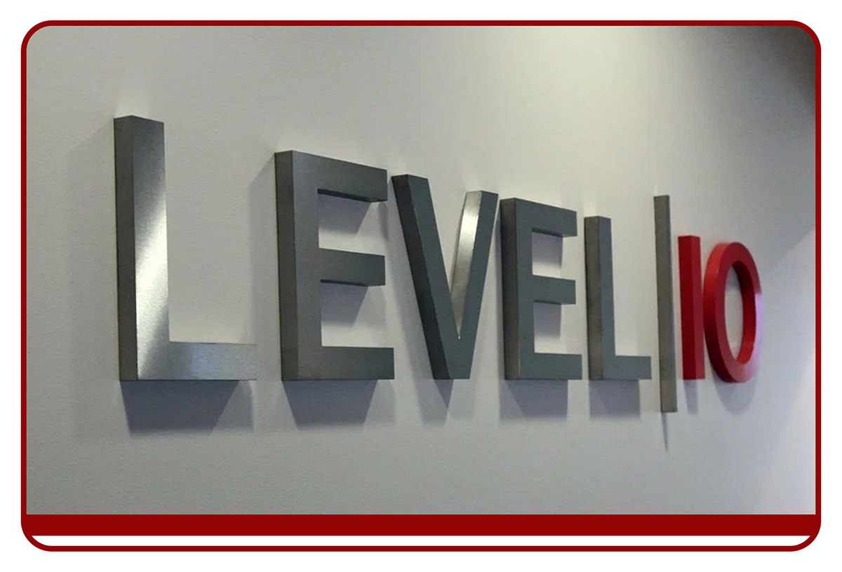 Metal cut-out signs