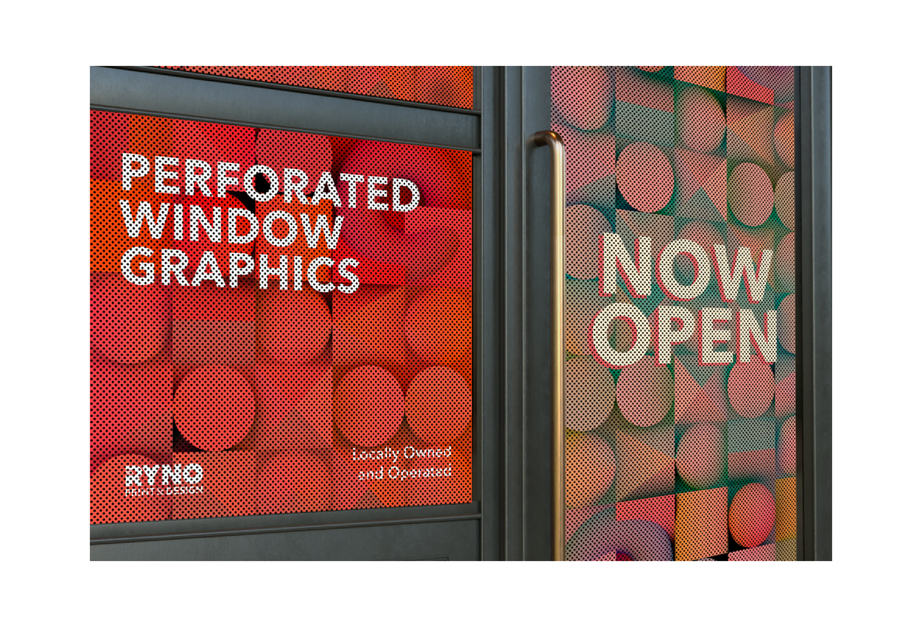 One-way view window film