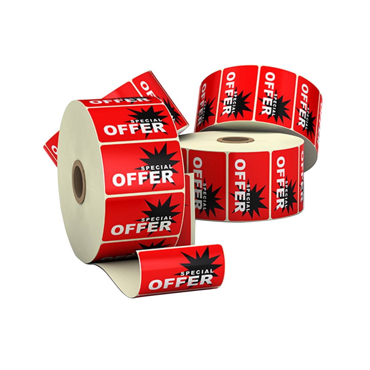 Packaging sticker labels