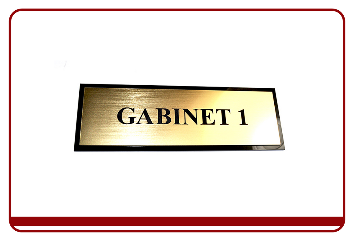 Personalized PVC door plate

