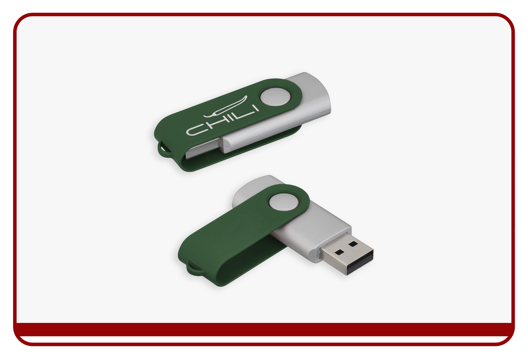 Printed USB flash drives