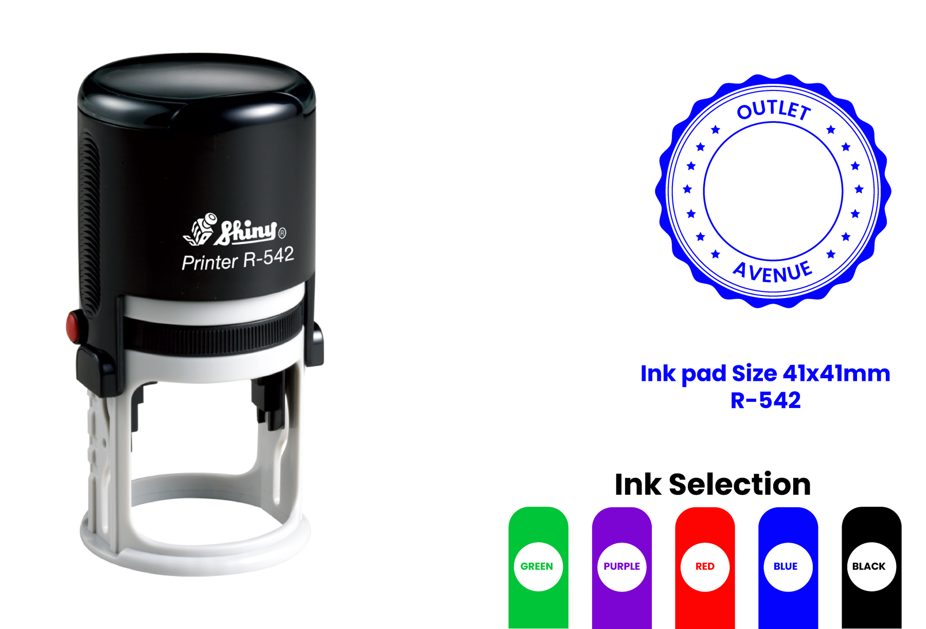 R-542 Self-Inking Stamp
