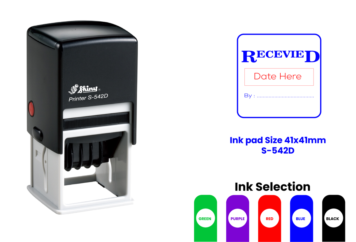 S-542D Self-Inking Rubber Stamp