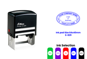 S-829 Self-Inking Rubber Stamp