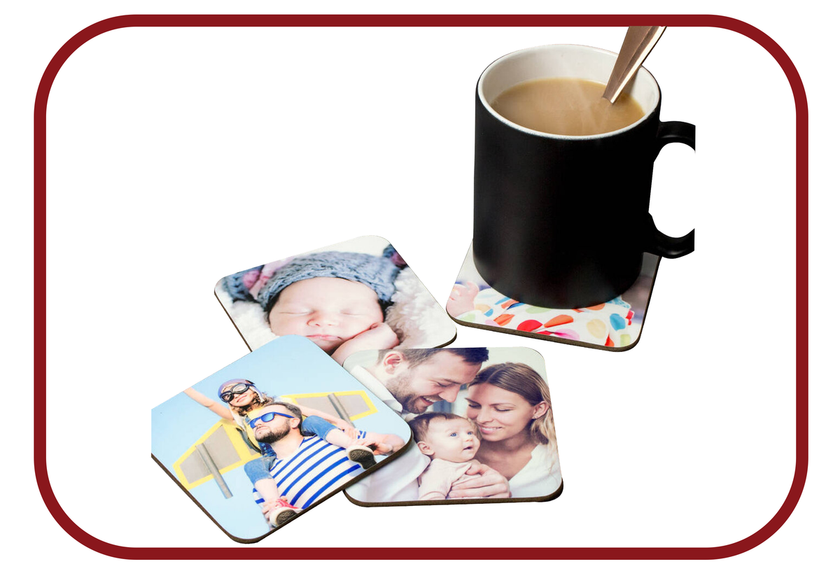 Custom Printed Coasters - Personalized Drink Coasters